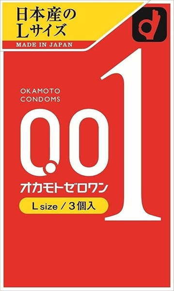 岡本超薄型保險套 0.01(3個入) - L