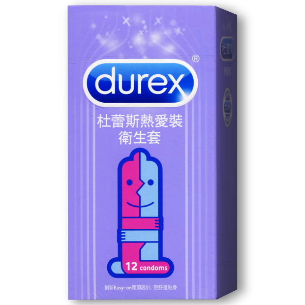杜蕾斯Durex保險套-熱愛平面型-12入