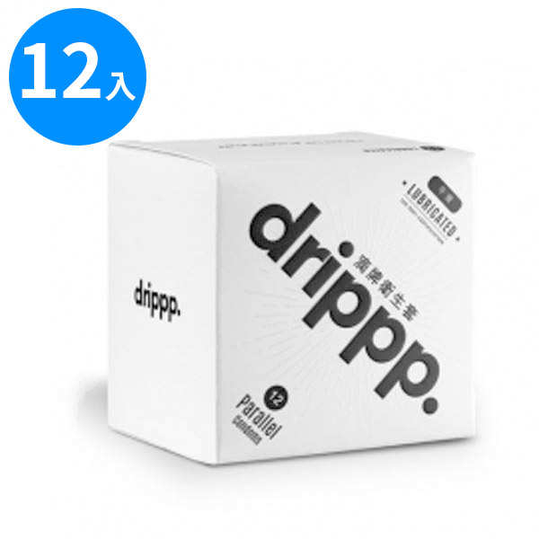 【台灣製造】drippp平滑型保險套(12入)