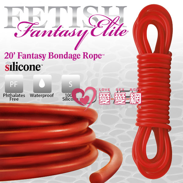 silicone 矽膠SM捆綁繩(紅)