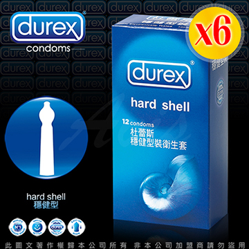 【保險套大特賣】Durex杜蕾斯 穩健型 保險套(12入X6盒)